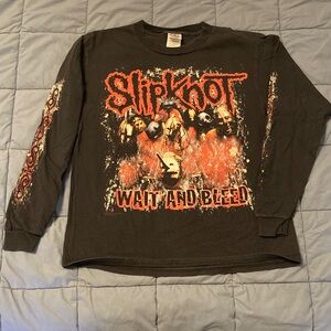Vintage Slipknot Wait and Bleed Long Sleeve Shirt